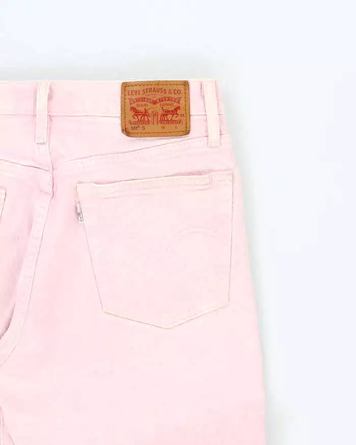 00s Levi's 501 Pink Jeans - W29 L30