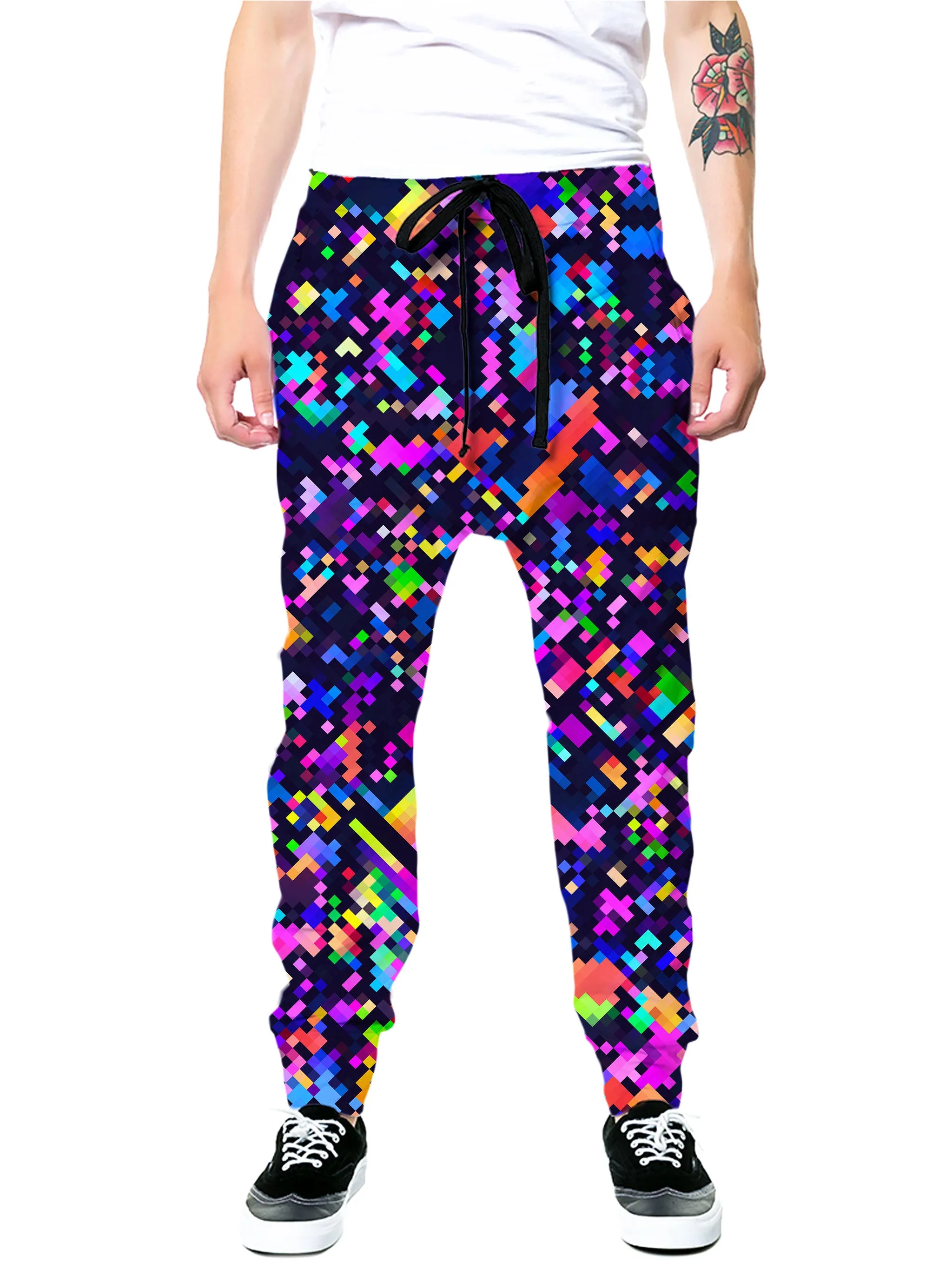 8-Bit Confetti Zip-Up Hoodie and Joggers Combo