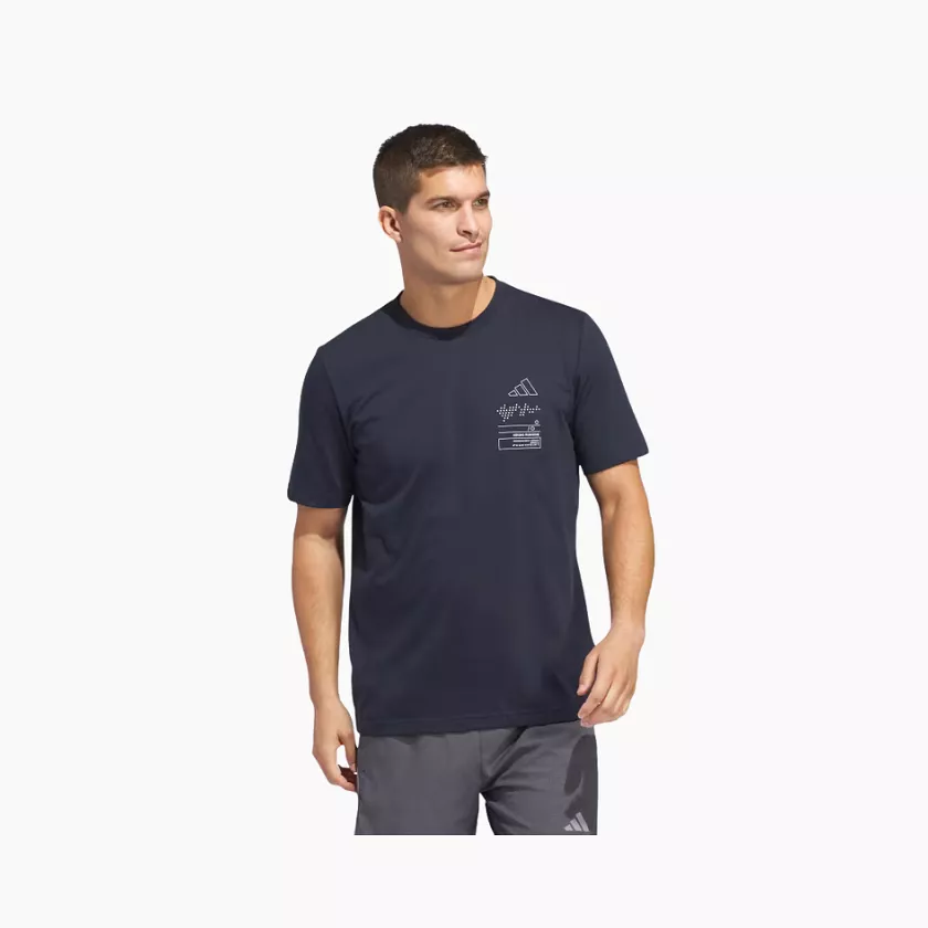 Adidas Adizero Graphic Men's Running T-shirt -Legend Ink