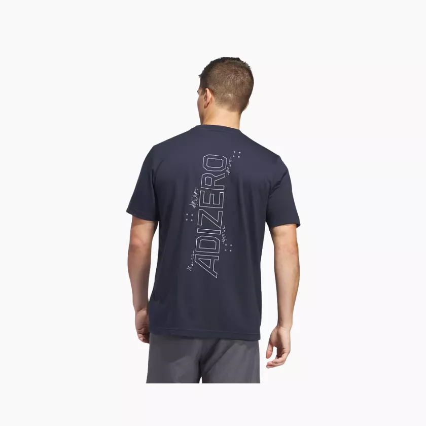 Adidas Adizero Graphic Men's Running T-shirt -Legend Ink