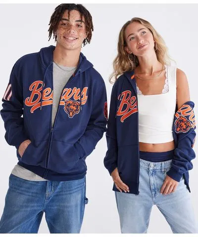 Aeropostale Chicago Bears Script Full-Zip Hoodie