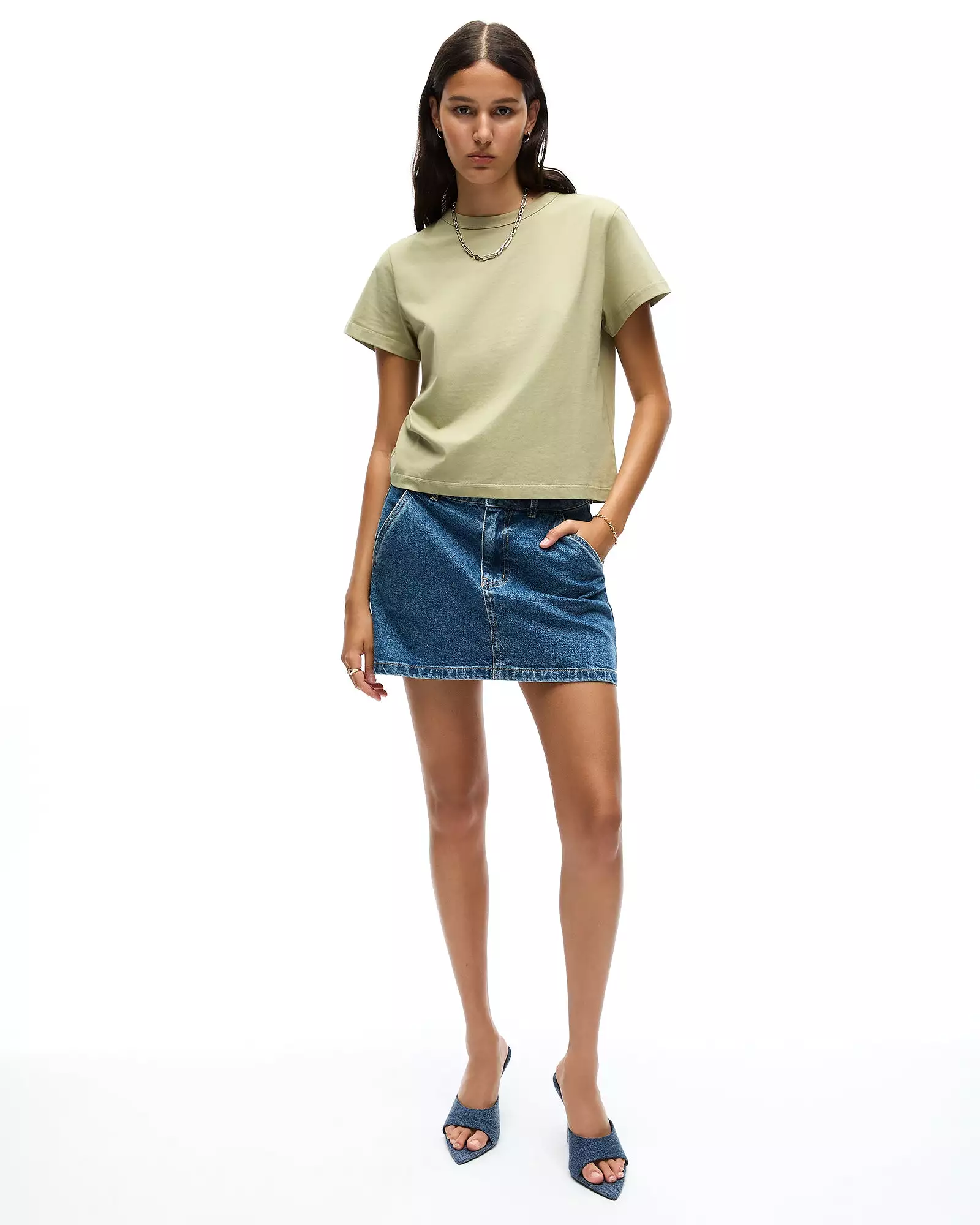 ALEXA T-SHIRT - LIGHT KHAKI