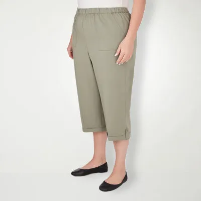 Alfred Dunner Tuscan Sun Mid Rise Plus Capris