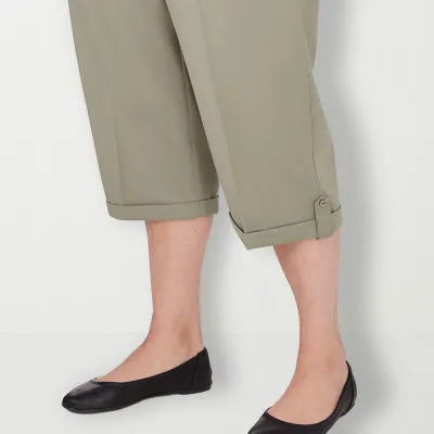 Alfred Dunner Tuscan Sun Mid Rise Plus Capris