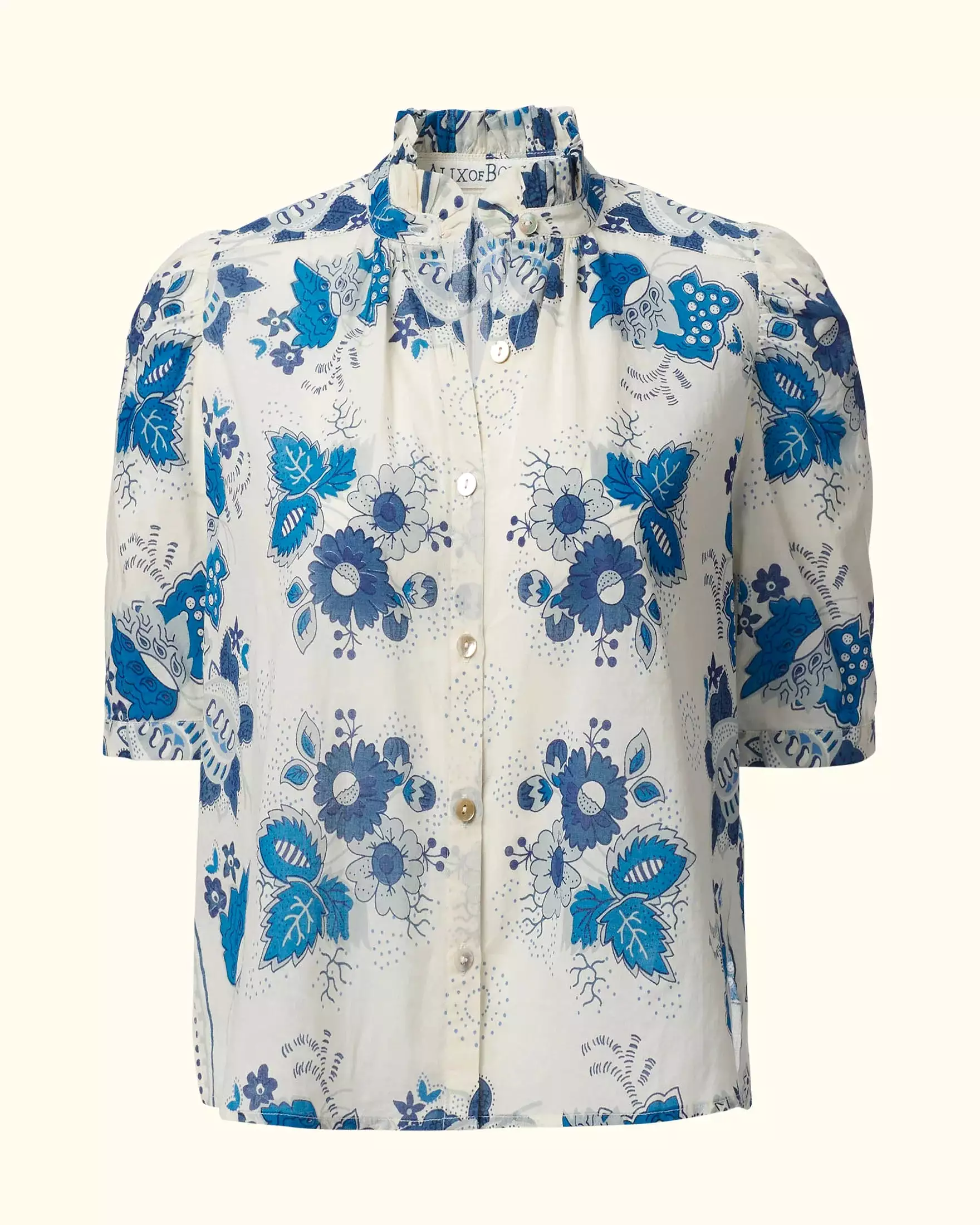 ALIX OF BOHEMIA Winnie Blue China Panel Shirt