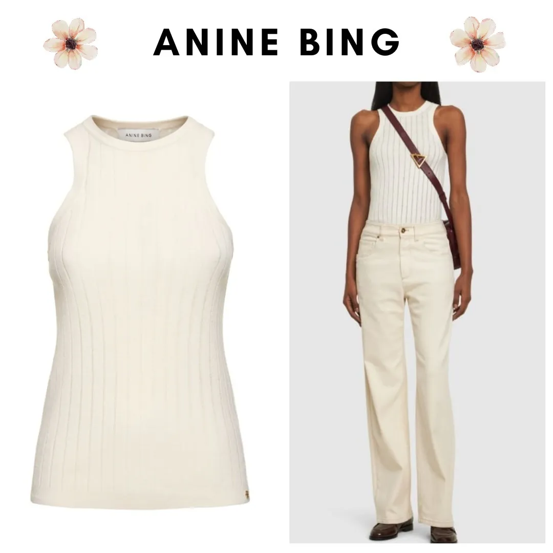 ANINE BING  |Wool Plain Tanks & Camisoles