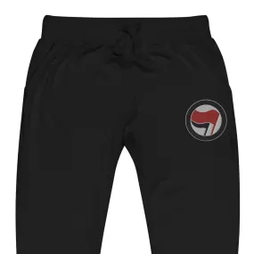 Antifa Antifaschistische Aktion Flag Unisex Fleece Joggers Tracksuit Bottoms