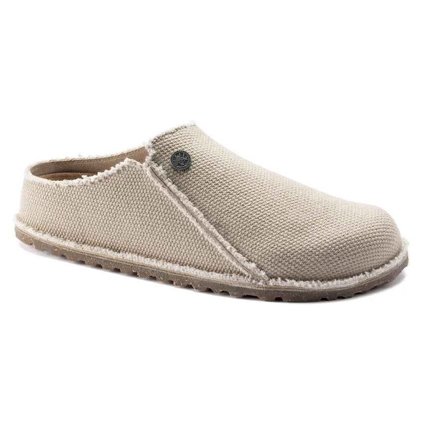 Birkenstock Women’s Zermatt Premium Canvas Slippers-Eggshell