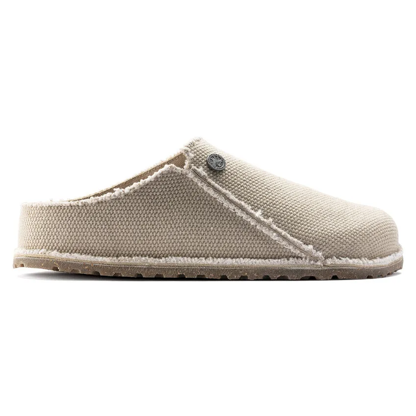 Birkenstock Women’s Zermatt Premium Canvas Slippers-Eggshell