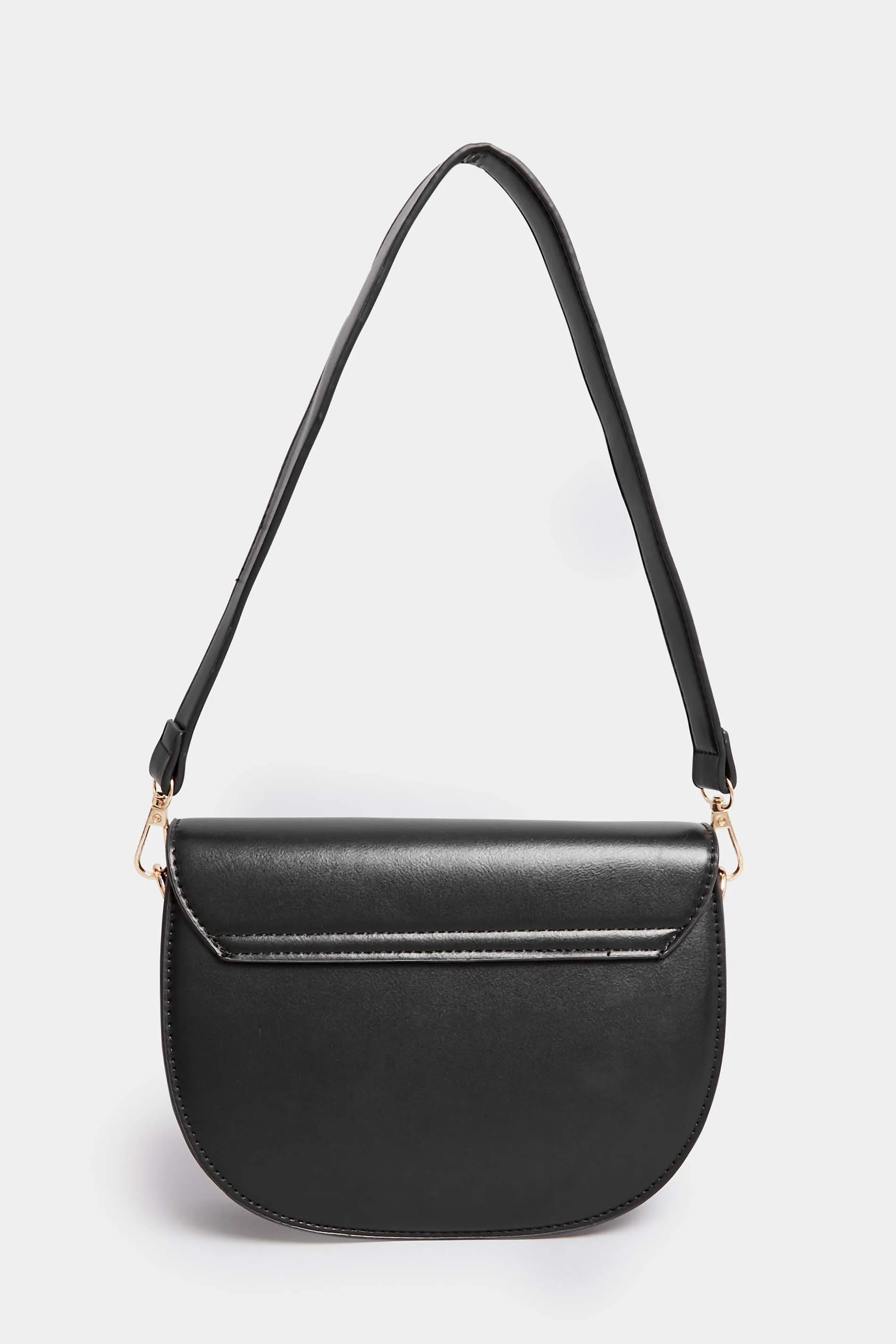 Black Chain Detail Shoulder Bag