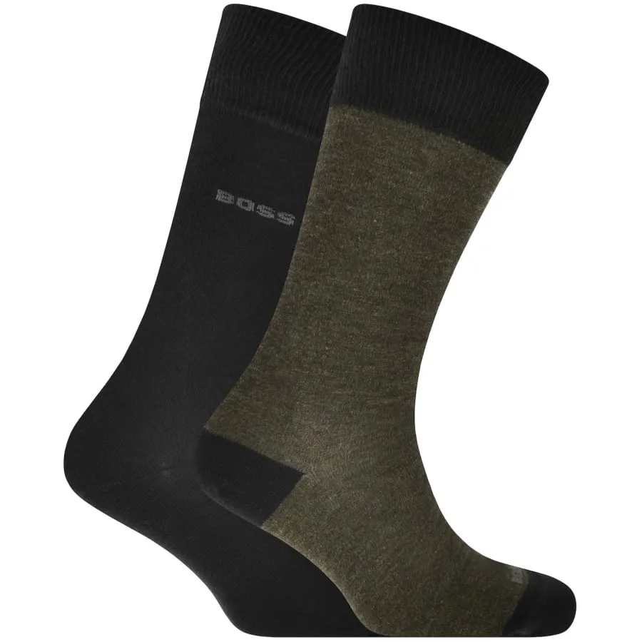 BOSS 2 Pack Logo Socks