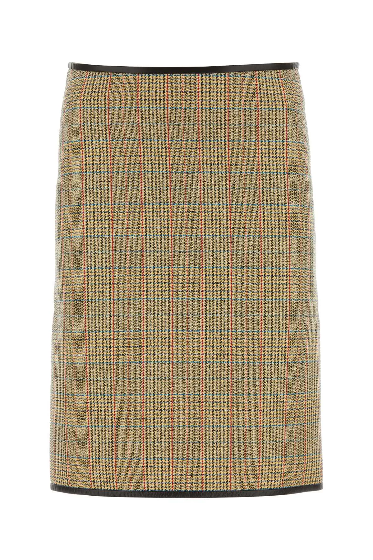 Bottega Veneta Multicolor Glencheck Skirt