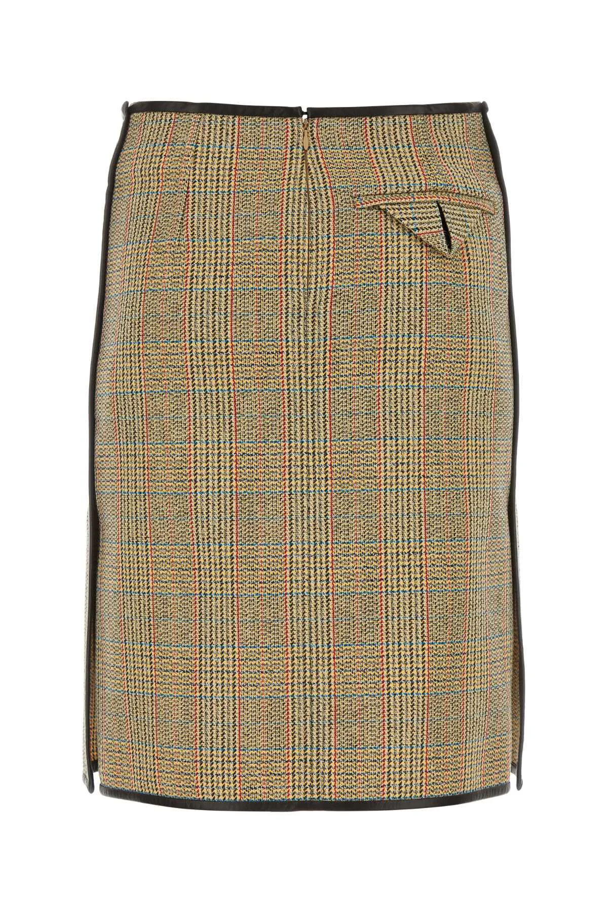 Bottega Veneta Multicolor Glencheck Skirt