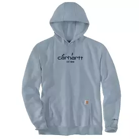 'Carhartt' Men's Force Lightweight Logo Hoodie - Neptune