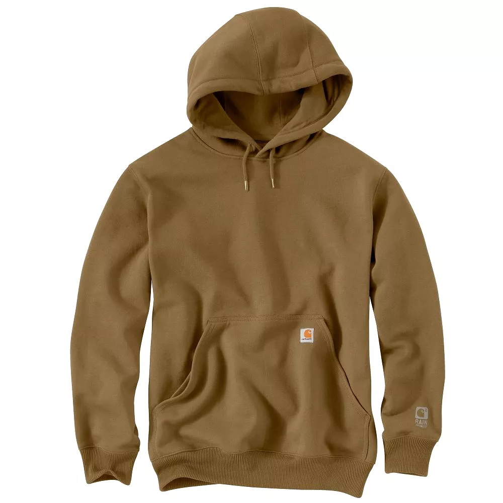 'Carhartt' Men's Rain Defender Paxton Heavyweight Hoodie - Oak Brown