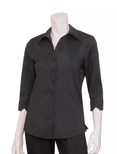 Chef Works Finesse Women's 3/4-Sleeve Shirt