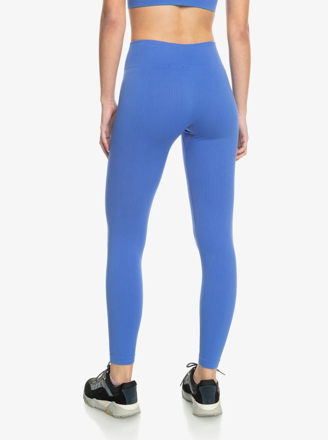 Chill Out Seamless Rib Leggings - Ultra Marine