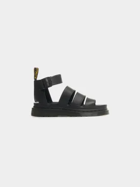 Clarissa II Leather Strap Sandal, Black