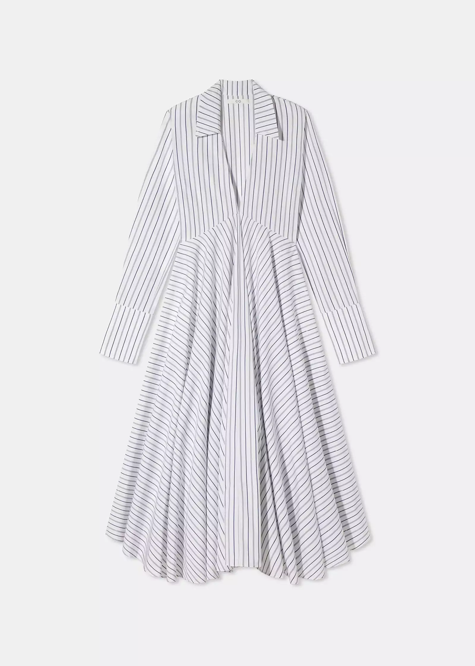 CO Collared Shirt Dress in Cotton