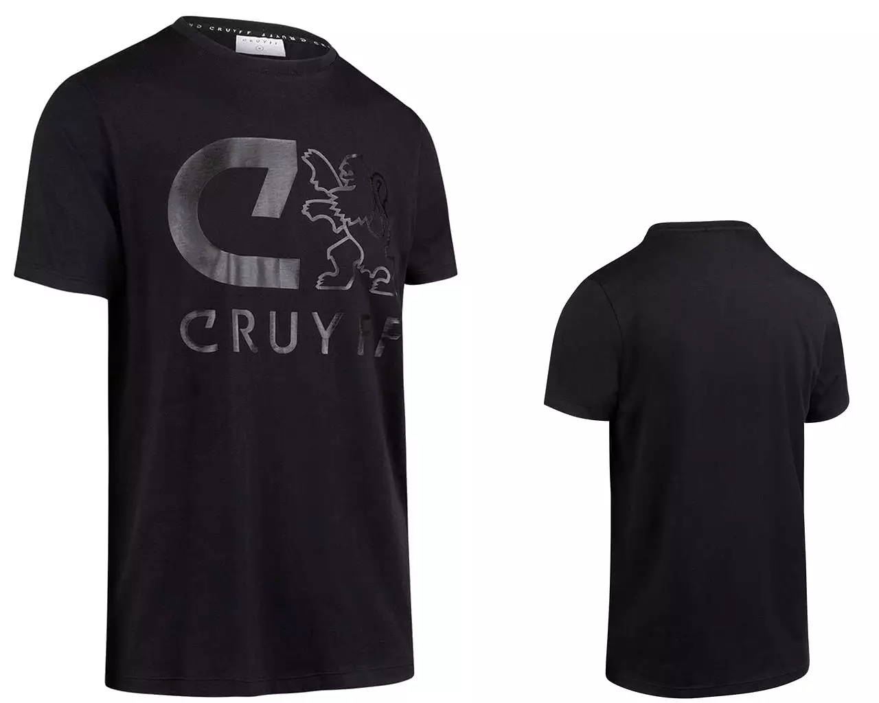 Cruyff Hernandez CSA213059 Crew Neck T-Shirt Black