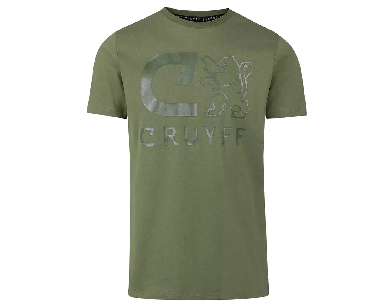 Cruyff Hernandez CSA213059 Crew Neck T-Shirt Khaki