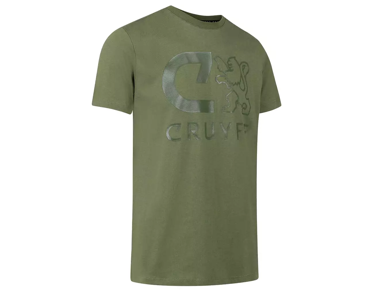 Cruyff Hernandez CSA213059 Crew Neck T-Shirt Khaki