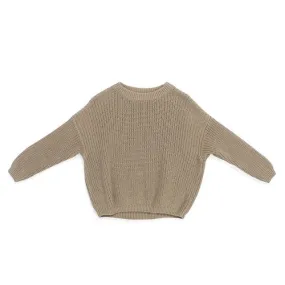 Cuddly Knit Sweater | Cement