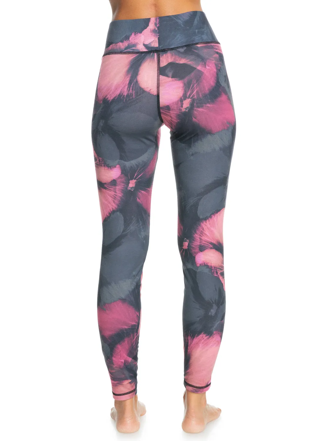 Daybreak Technical Base Layer Leggings - True Black Pansy Pansy