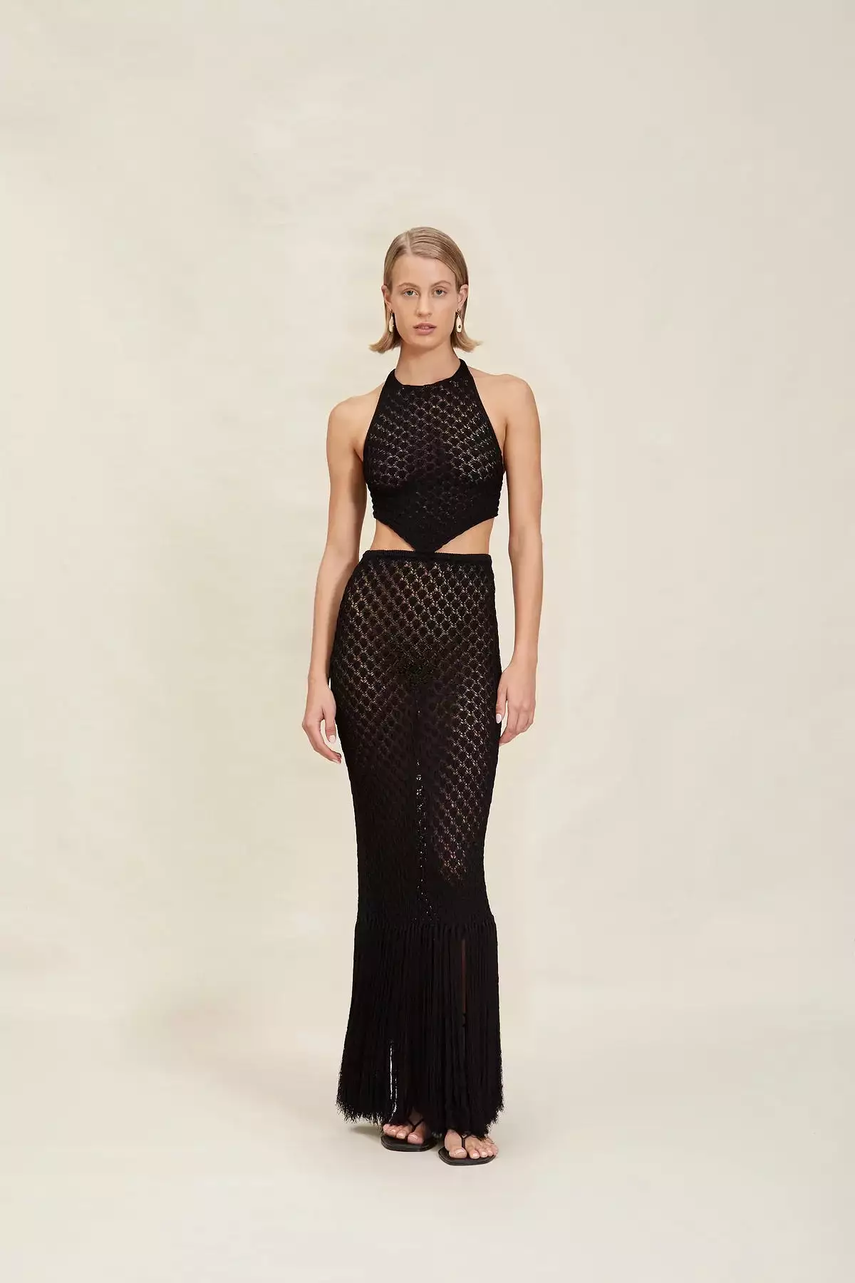 Devon Windsor - Lacey Skirt - Black