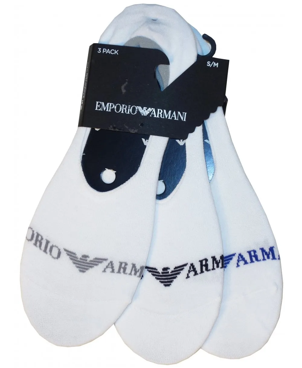 Emporio Armani  Socks 3 Pack Shoe Liner