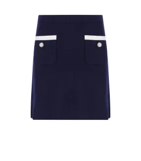 Essentiel Antwerp Harket Dark Blue Skirt