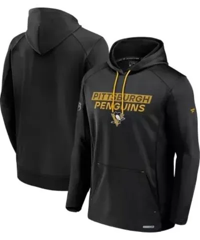 Fanatics Men's NHL Fanatics Pittsburgh Penguins Authentic Pro Rink Fleece Pullover Hoodie