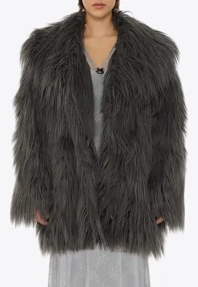 Faux-Fur Short Coat