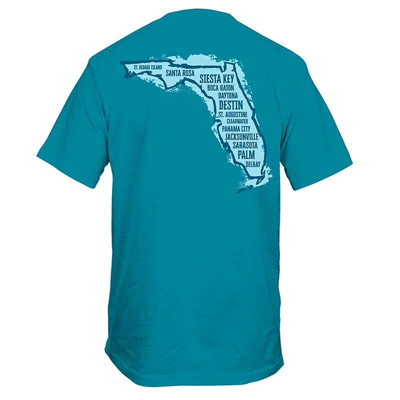 Florida Beach State Short Sleeve T-Shirt