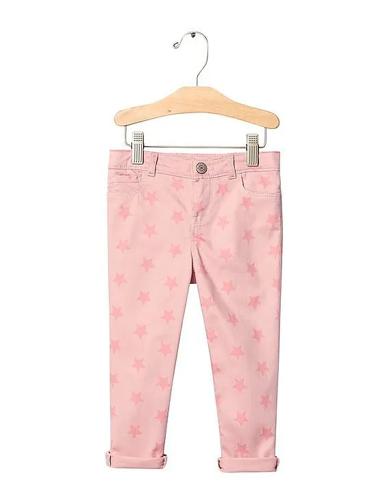 GAP Baby Pink 1969 Denim Girlfriend Jeans