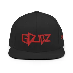 GDUBZ BLOOD RED LOGO SNAPBACK HAT