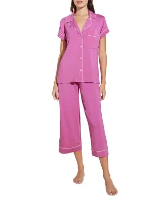 Gisele Short Sleeve Crop Pajama Set