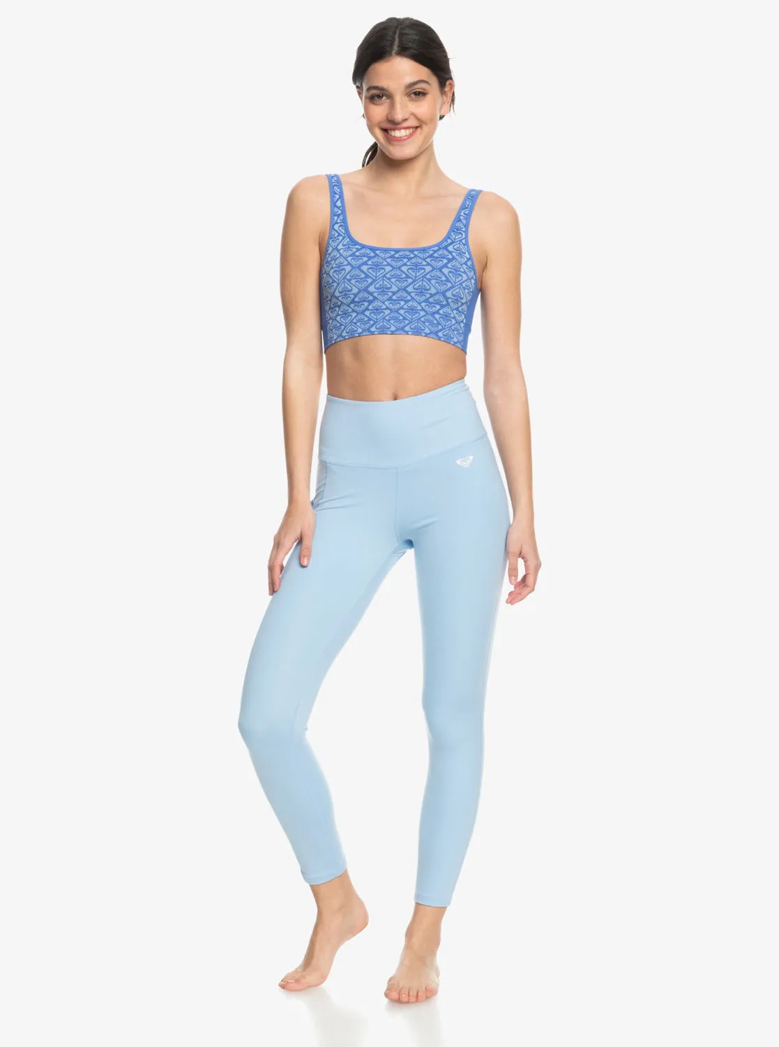 Heart Into It Technical Leggings - Bel Air Blue