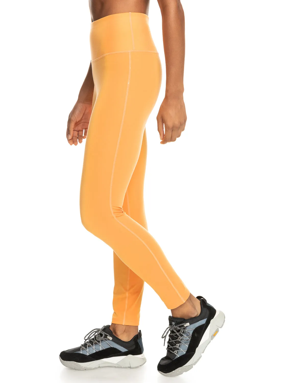 Heart Into It Technical Leggings - Mock Orange