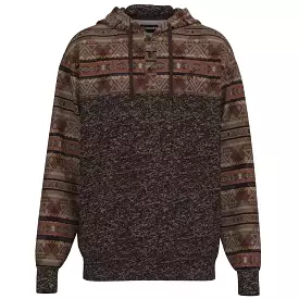 'Hooey' Men's Jimmy Hoody - Rust / Aztec