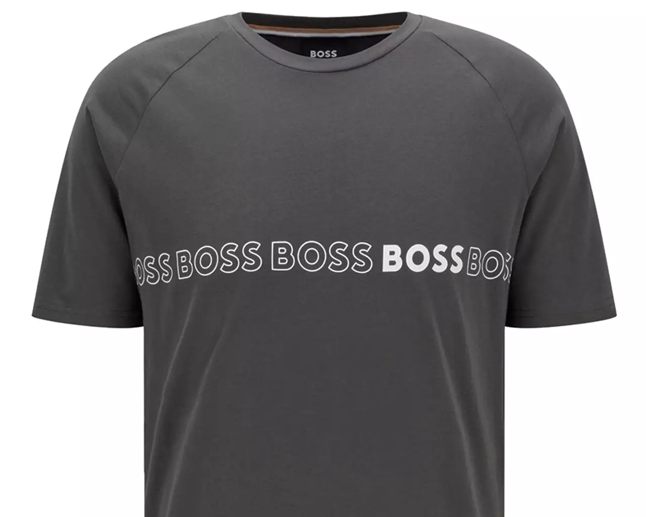 Hugo Boss 50469290 022 RN Slim Fit T-shirt Dark Grey