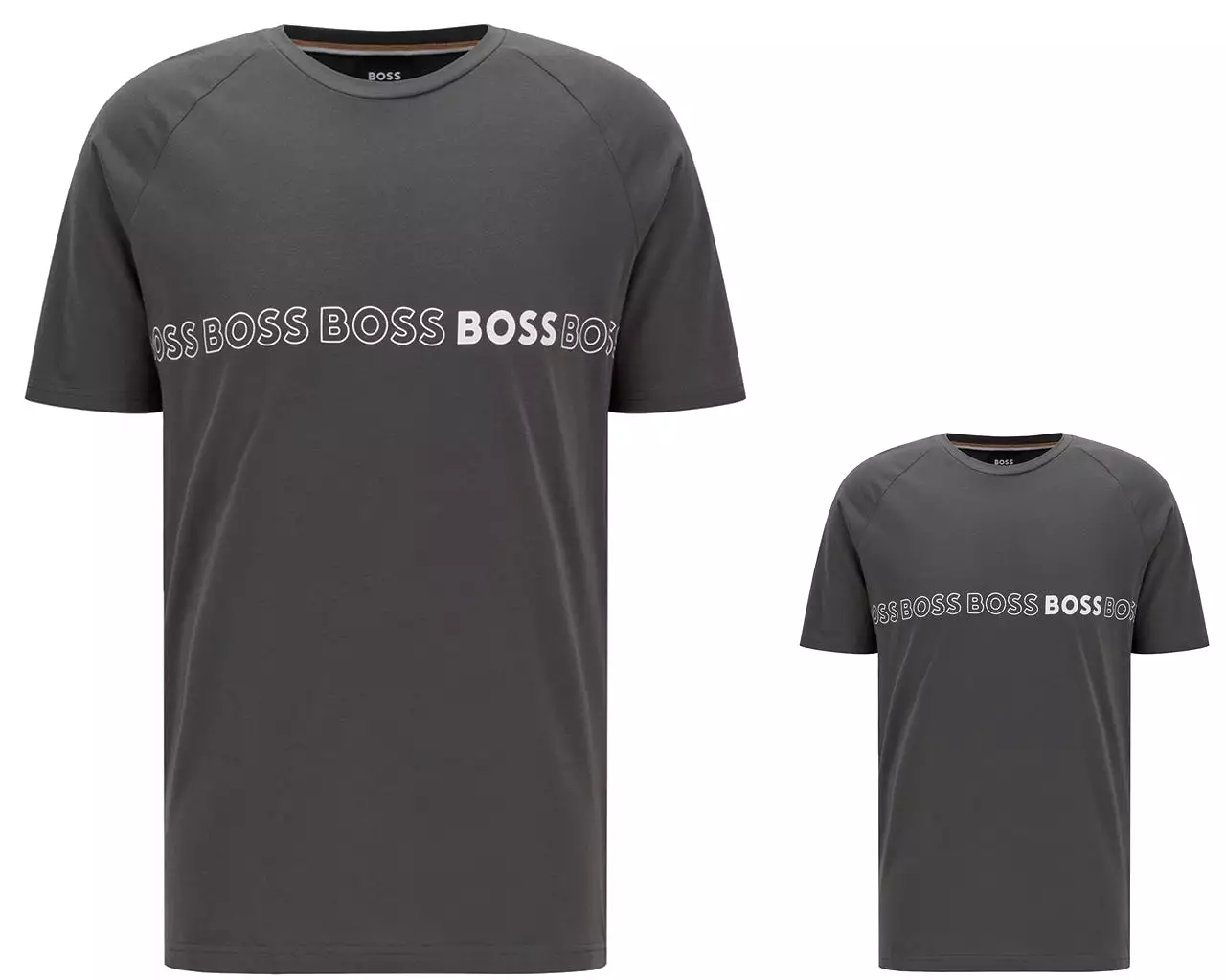 Hugo Boss 50469290 022 RN Slim Fit T-shirt Dark Grey