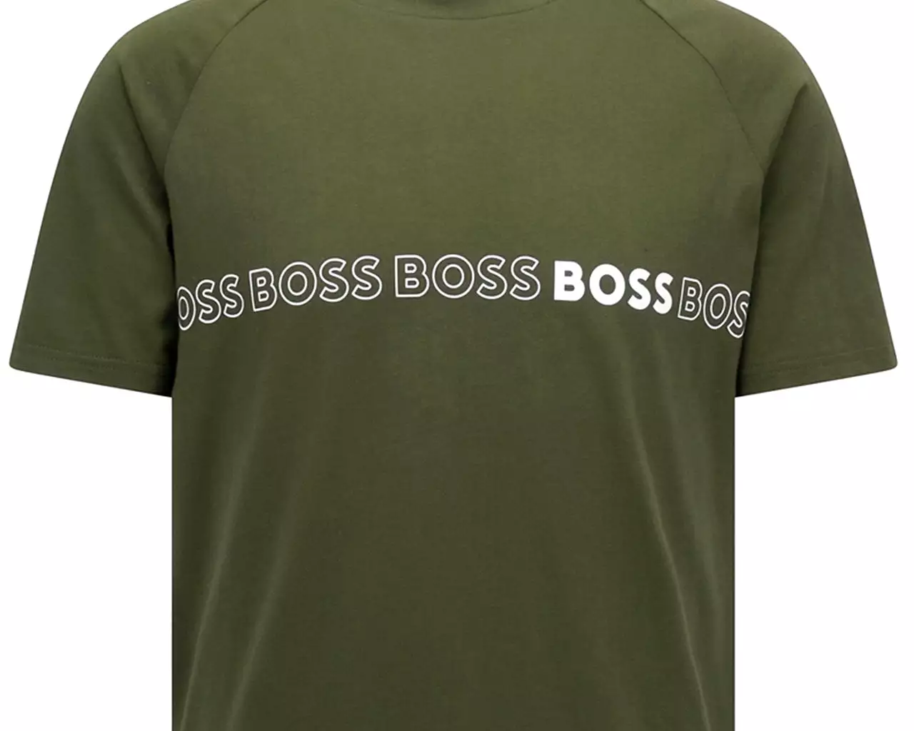 Hugo Boss 50469290 380 RN Slim Fit T-shirt Green