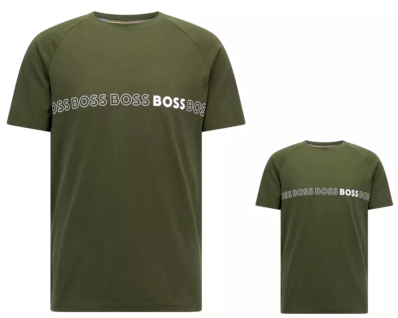 Hugo Boss 50469290 380 RN Slim Fit T-shirt Green