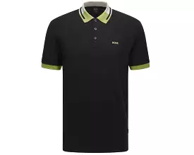 Hugo Boss 50472032 Parlay 159 Regular Fit Polo Shirt Black