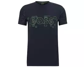 Hugo Boss 50477170 Tee Active Crew Neck T-Shirt Navy