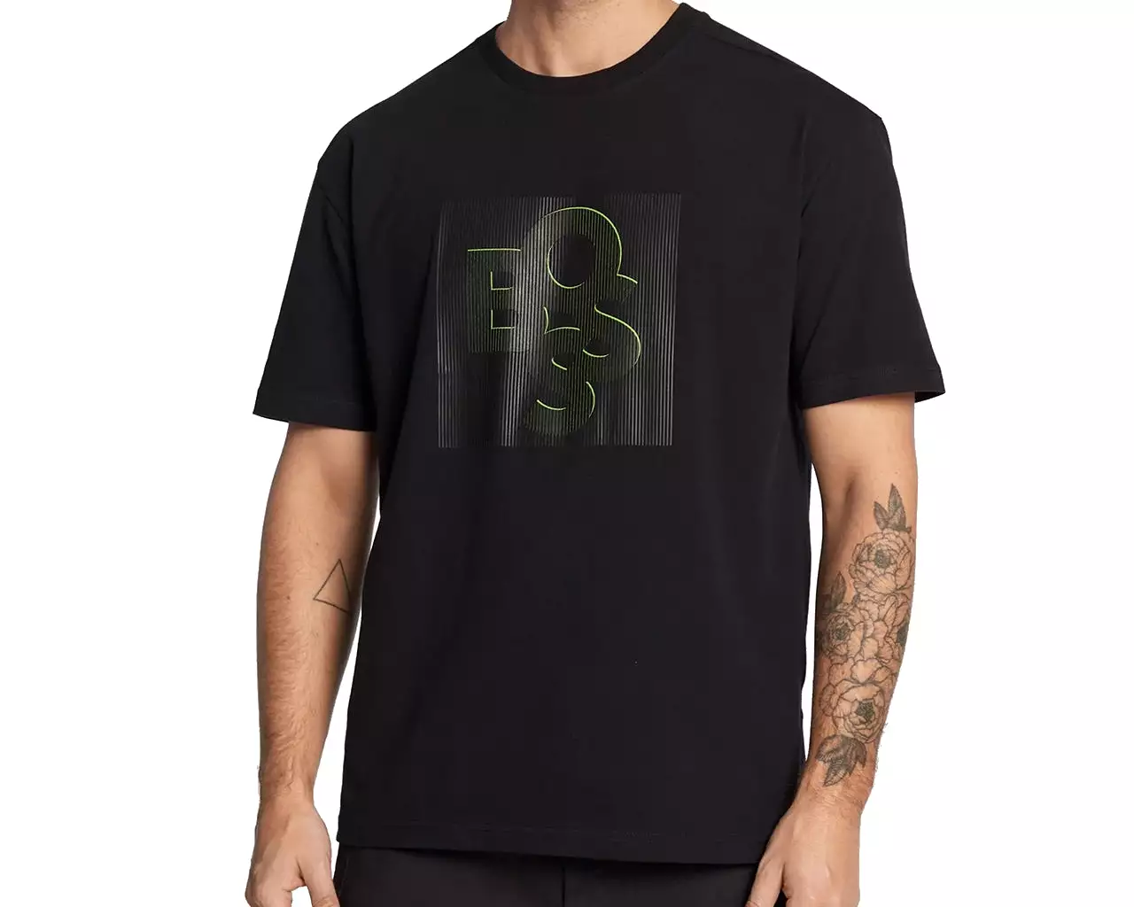 Hugo Boss 50477239 Tirexed Crew Neck T-Shirt Black