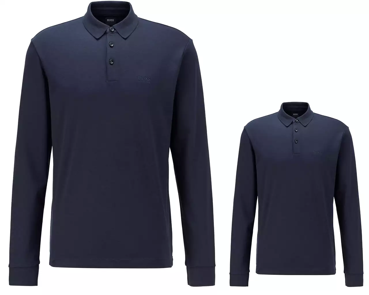 Hugo Boss Pado 11 50391826 402 Long Sleeves Polo Shirt Blue