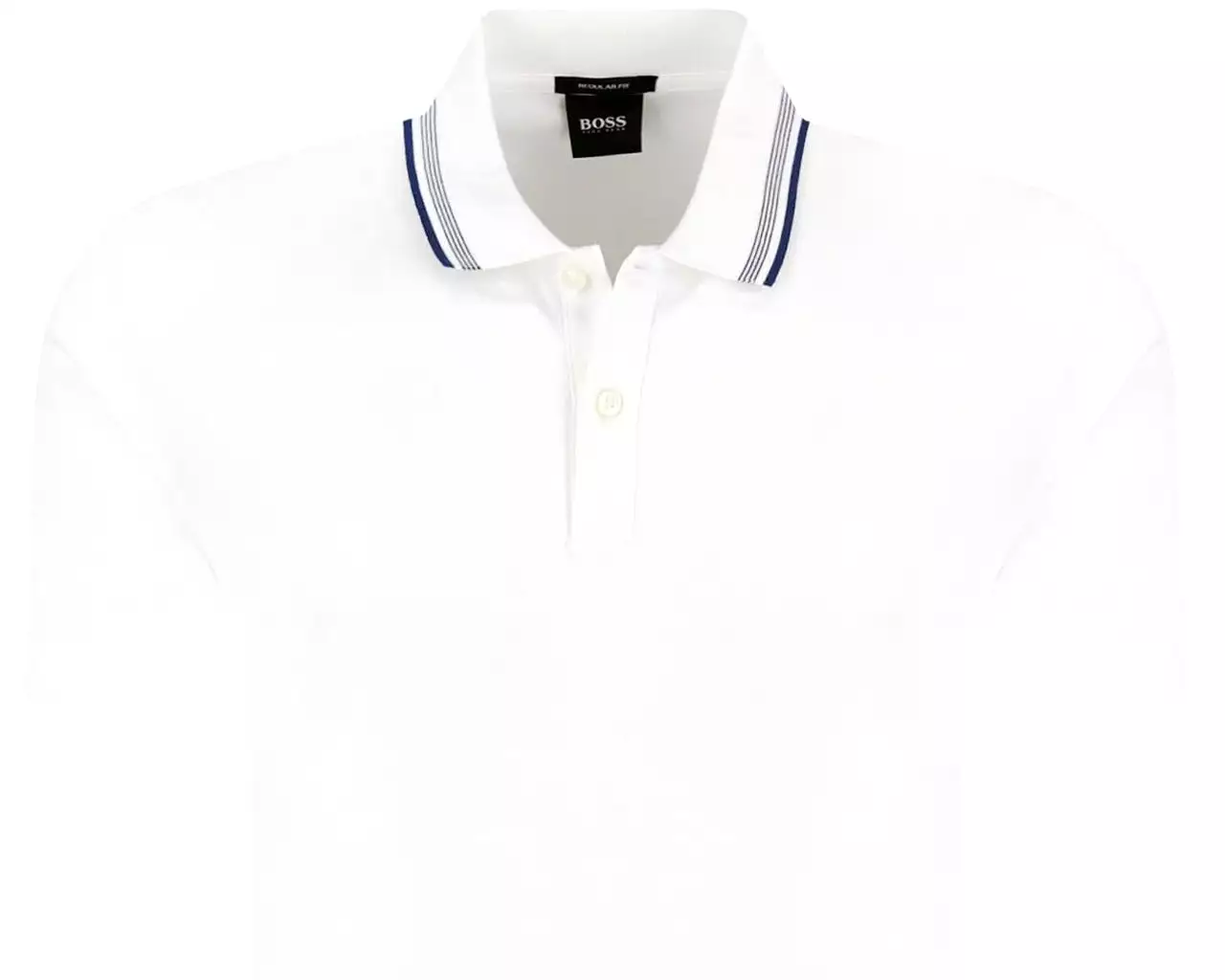 Hugo Boss Parlay 39 50407302 100 Regular Fit Polo Shirt White