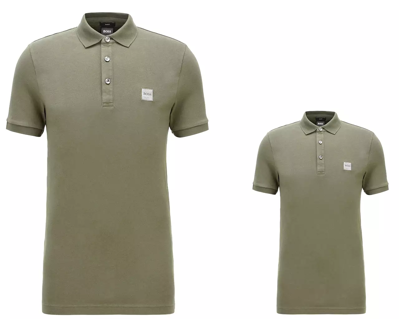 Hugo Boss Passenger 50378334 250 Slim Fit Polo Shirt Green